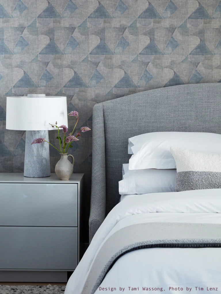 Abstract Isle Paperback Linen Wallcovering