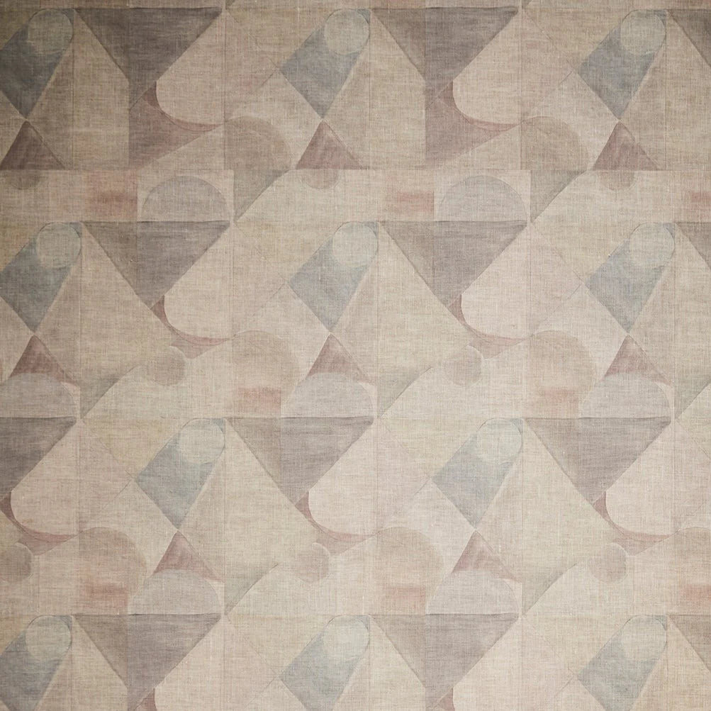 Abstract Isle Paperback Linen Wallcovering