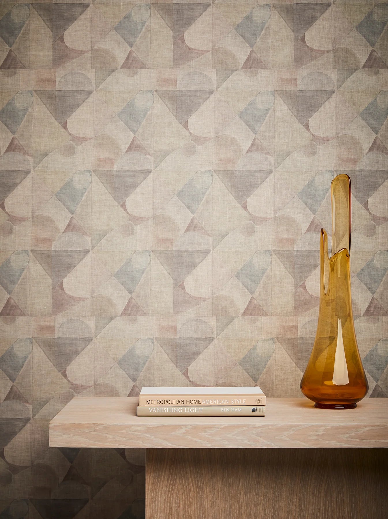 Abstract Isle Paperback Linen Wallcovering