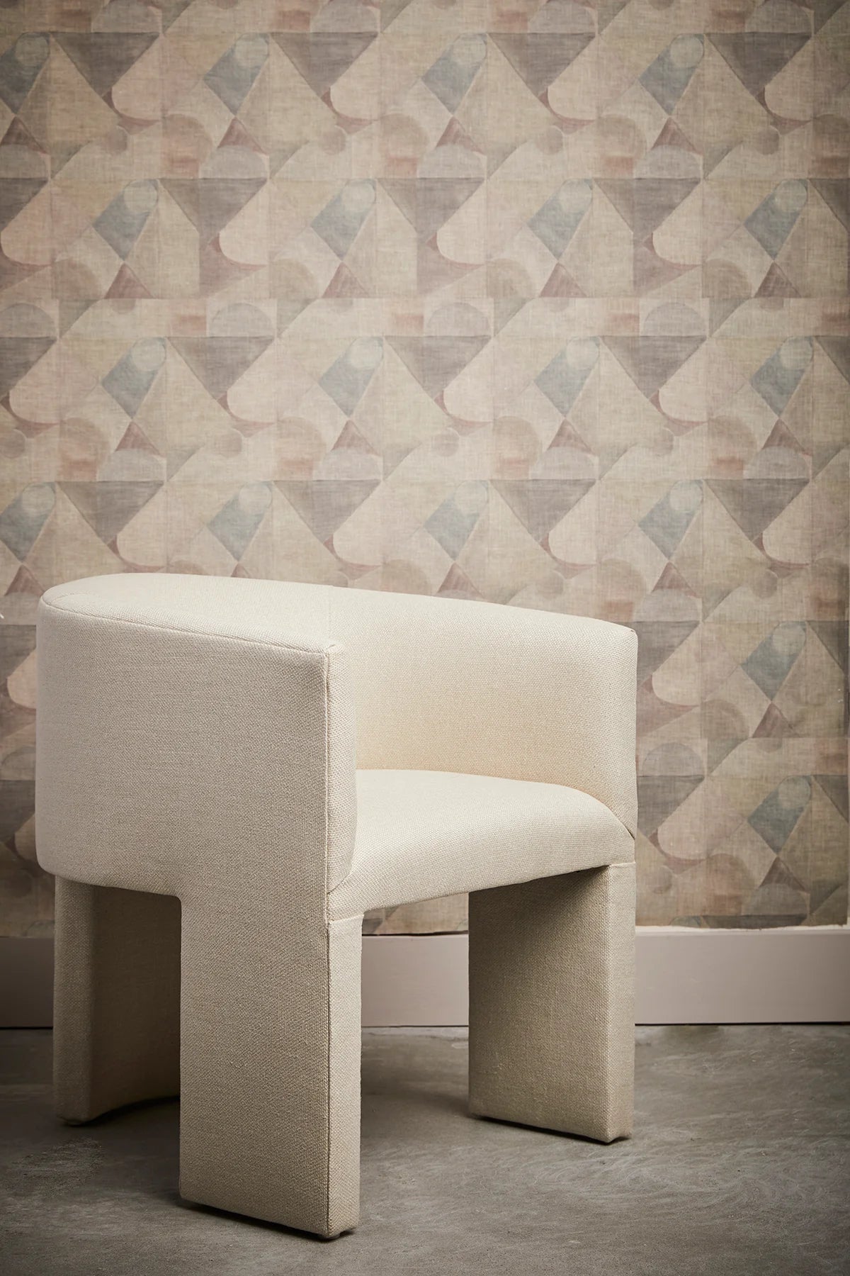 Abstract Isle Paperback Linen Wallcovering