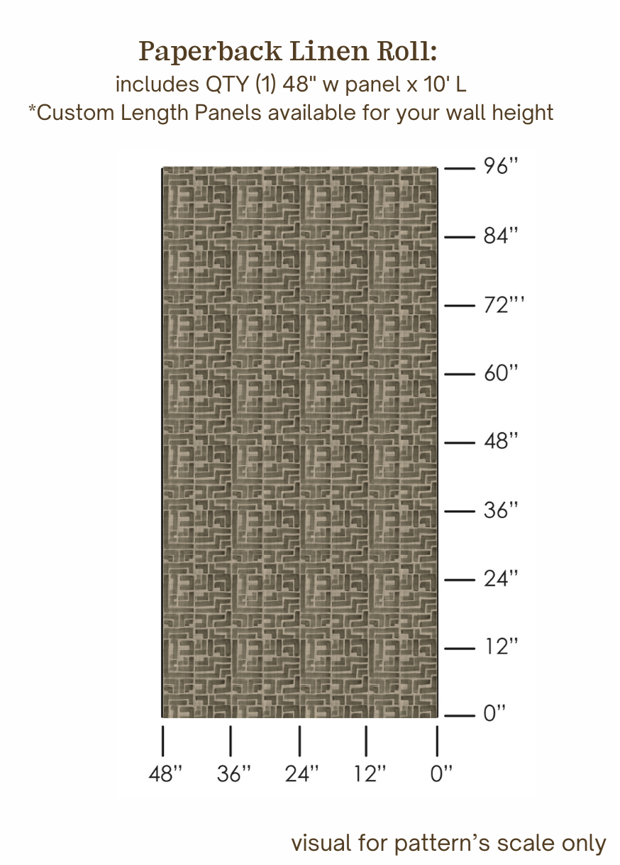 Gaia Paperback Linen Wallcovering
